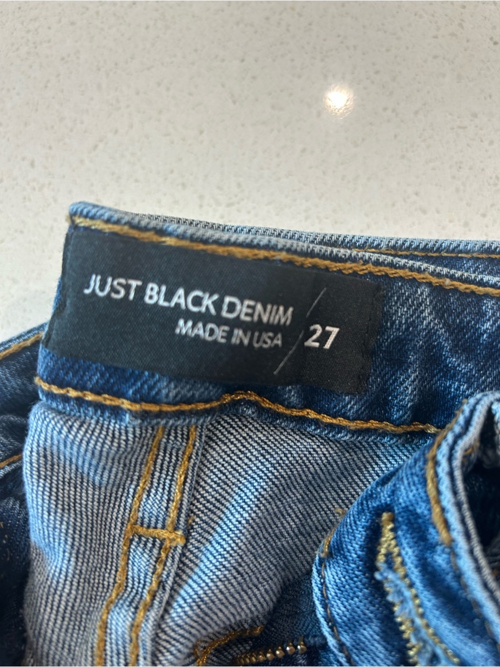 Just Black Denim Women's Straight Jeans - Picture 4 of 4